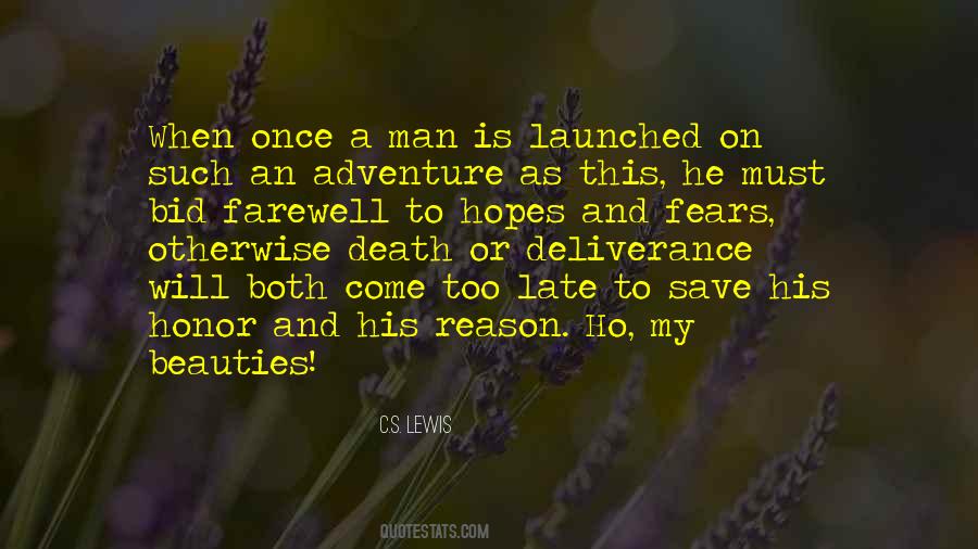 Quotes About Adventure And Death #1037142