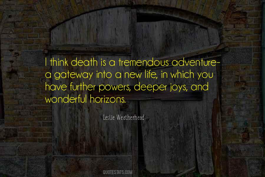 Quotes About Adventure And Death #167348