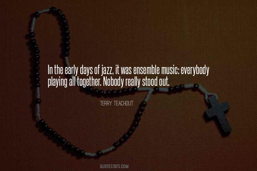 Quotes About Jazz #1703236