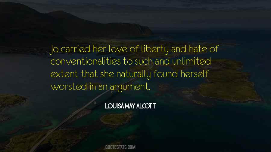 Love Of Liberty Quotes #1287410