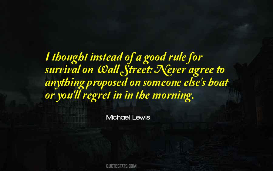 Survival Rule Quotes #1582413