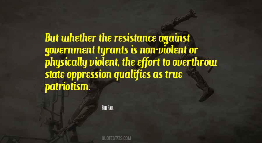 Quotes About Resistance To Oppression #186797