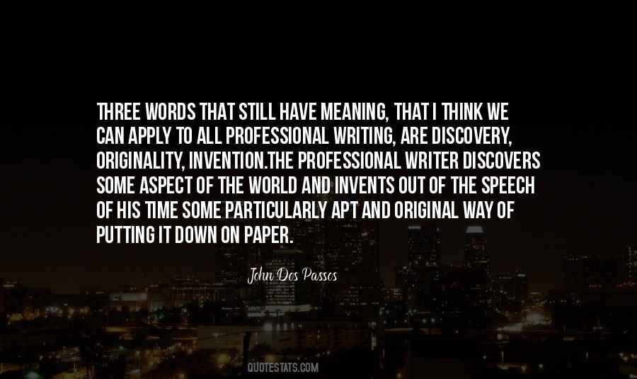 Quotes About The Invention Of Paper #1799211