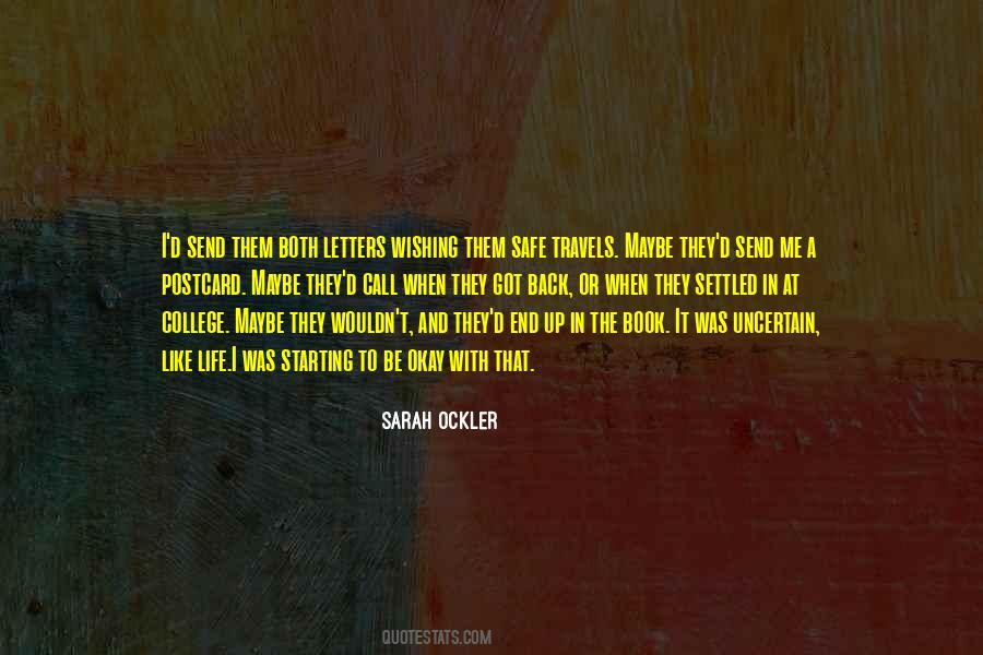 Quotes About Starting College #531607