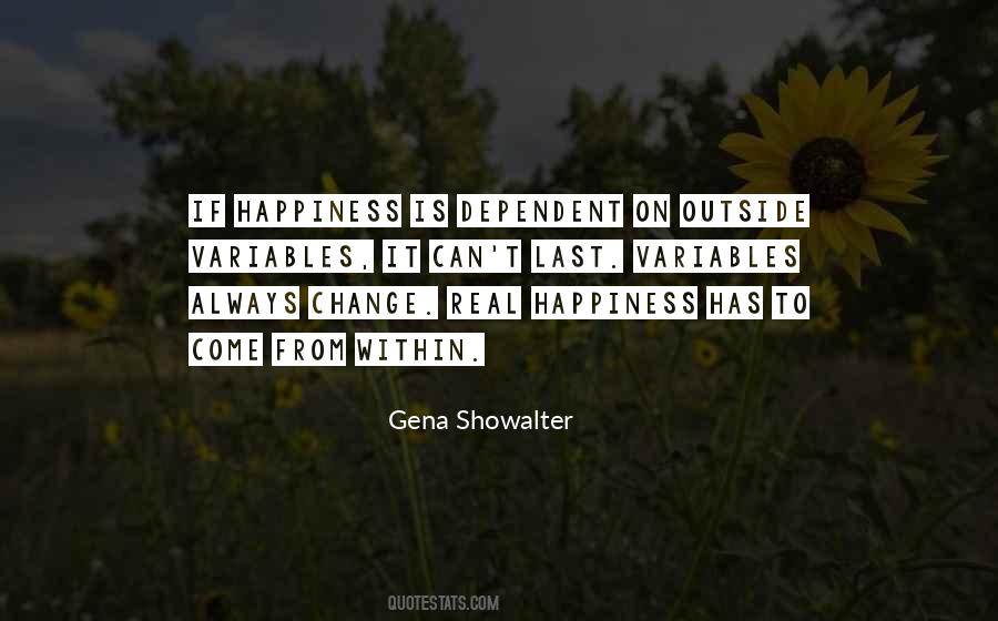 Quotes About Happiness From Within #748643