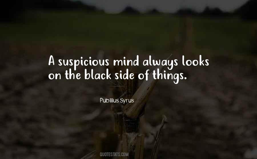 Suspicious Mind Quotes #452013