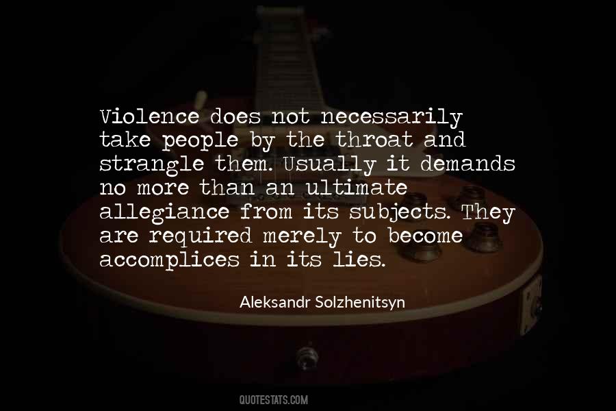 Violence Violence Quotes #23929