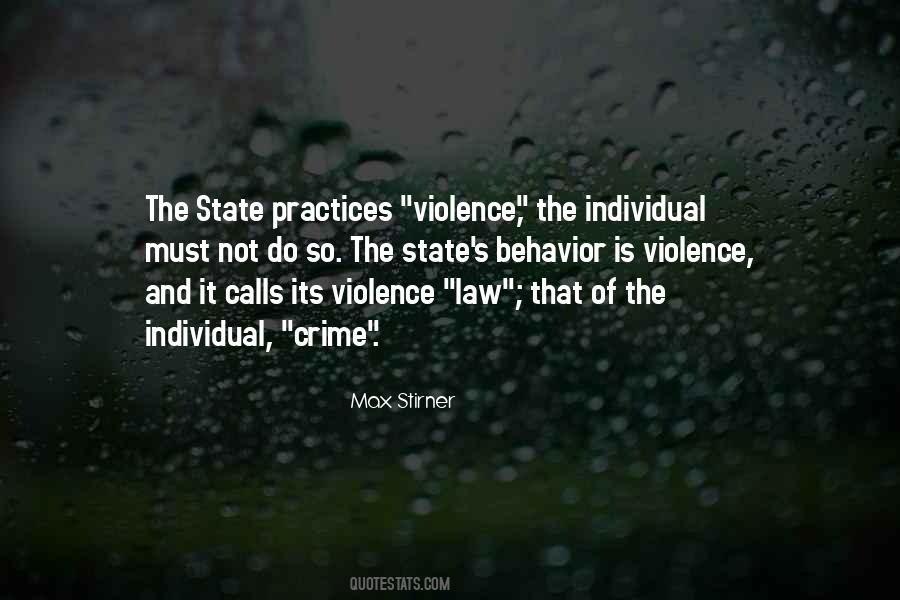 Violence Violence Quotes #7775