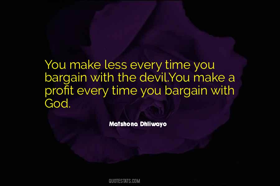 Devil S Bargain Quotes #1254179