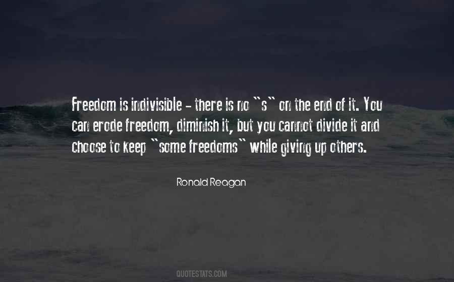 Quotes About Freedom Ronald Reagan #1007281