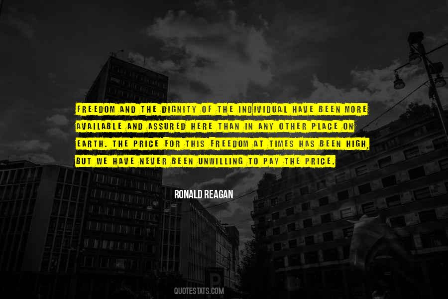 Quotes About Freedom Ronald Reagan #1511452