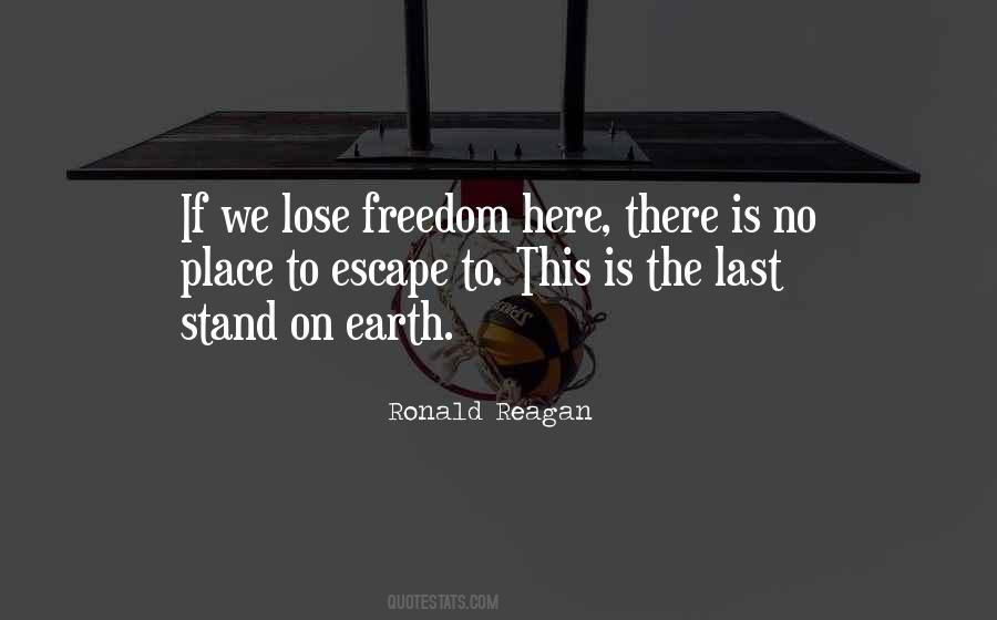 Quotes About Freedom Ronald Reagan #1515565