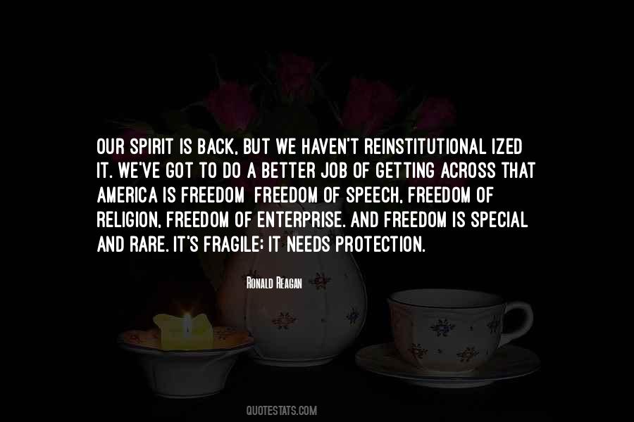 Quotes About Freedom Ronald Reagan #546961