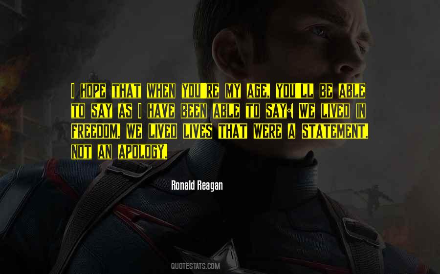 Quotes About Freedom Ronald Reagan #787008
