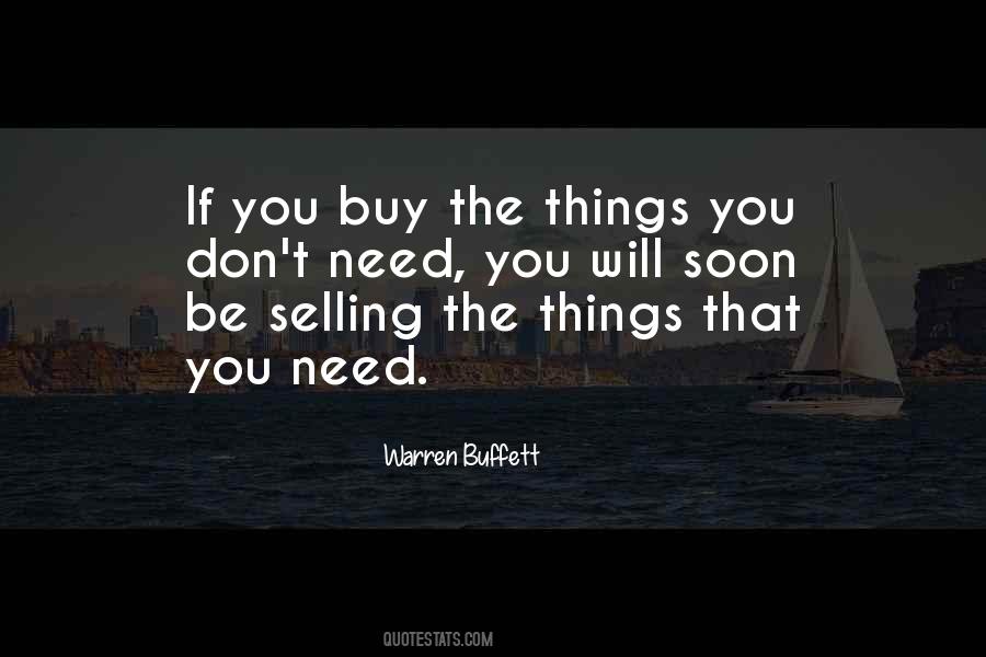 Quotes About Selling Things #1490890