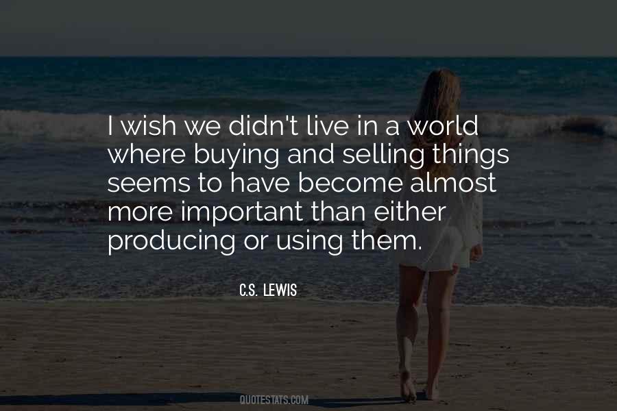 Quotes About Selling Things #642670