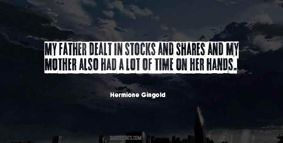 Quotes About Stocks And Shares #1591096