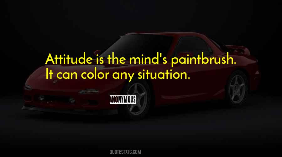 Color And Paintbrush Quotes #216996
