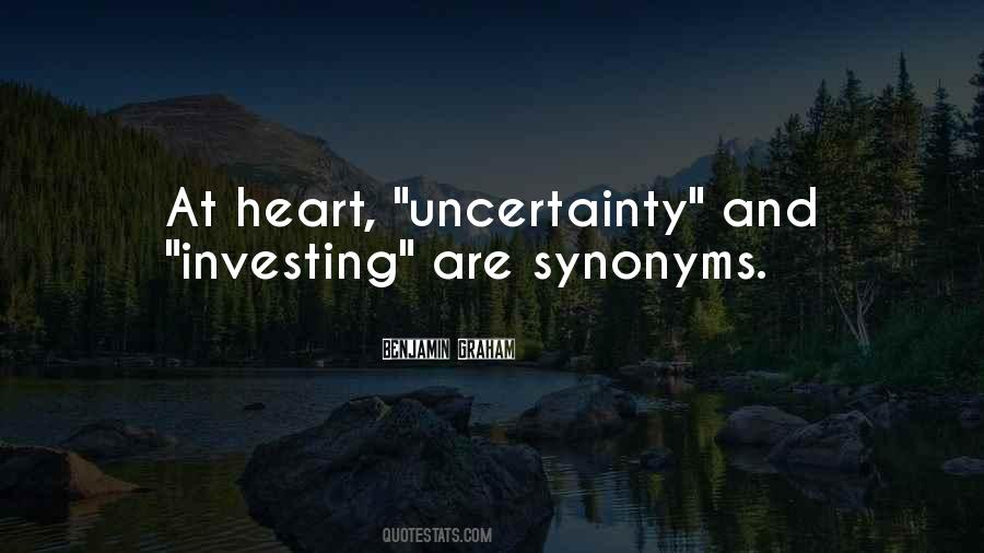 Quotes About Uncertainty #164009 Quotes About Uncertainty #164009