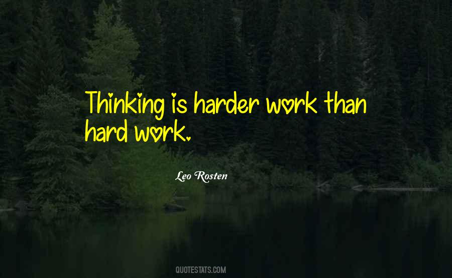 Thinking Is Hard Quotes #199806