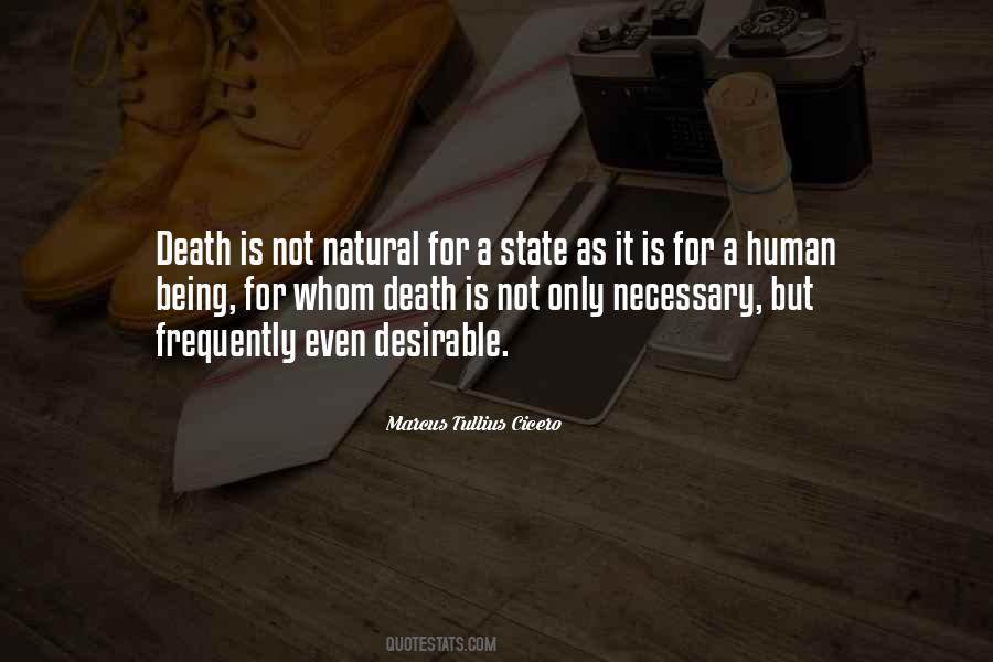 Natural Death Quotes #513310