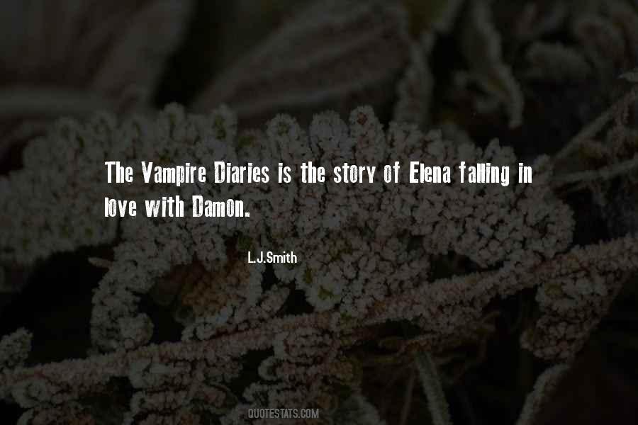 Damon And Elena Love Quotes #1182375