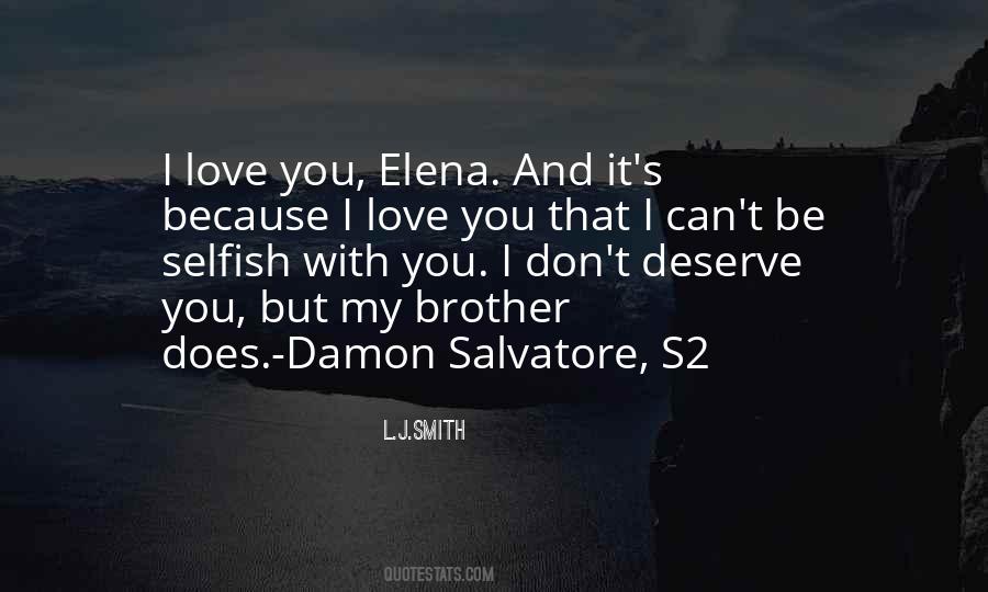 Damon And Elena Love Quotes #801423