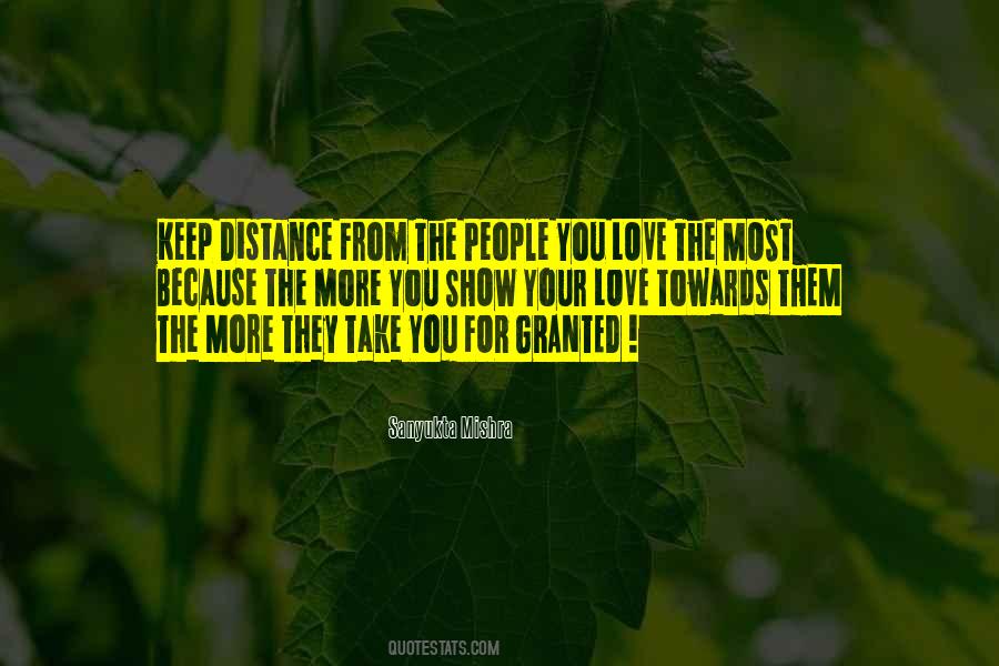 Keep People At A Distance Quotes #1124353