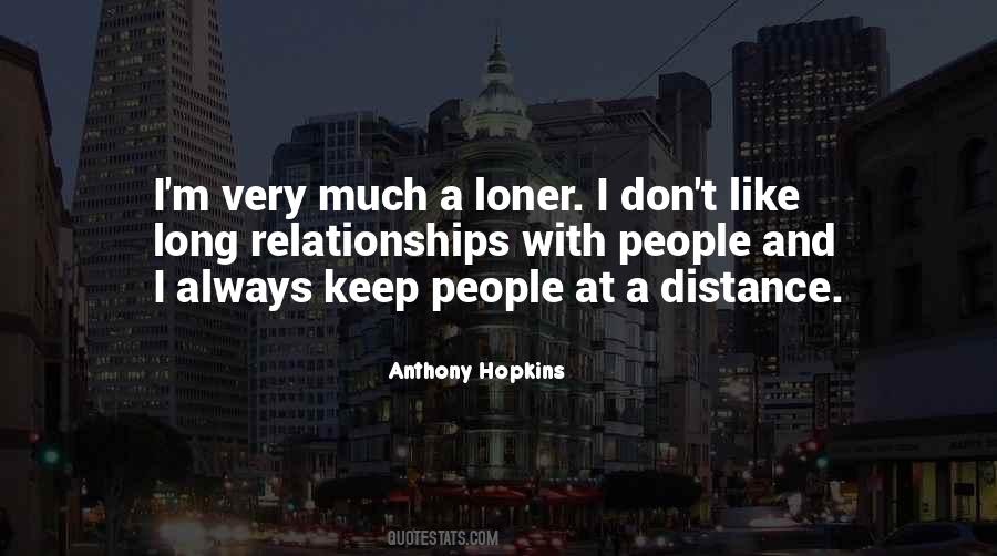 Keep People At A Distance Quotes #265822