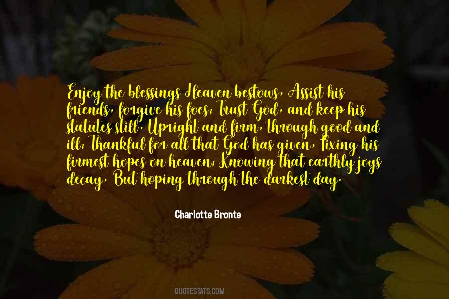 Quotes About God Blessings #51218