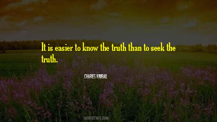 Quotes About Know The Truth #1188189