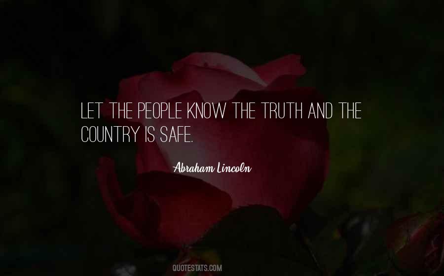 Quotes About Know The Truth #1444342