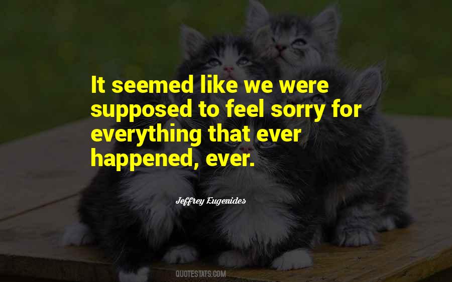 Quotes About Sorry For Everything #1563210
