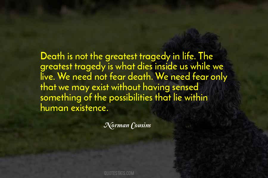 Quotes About Tragedy In Life #139658