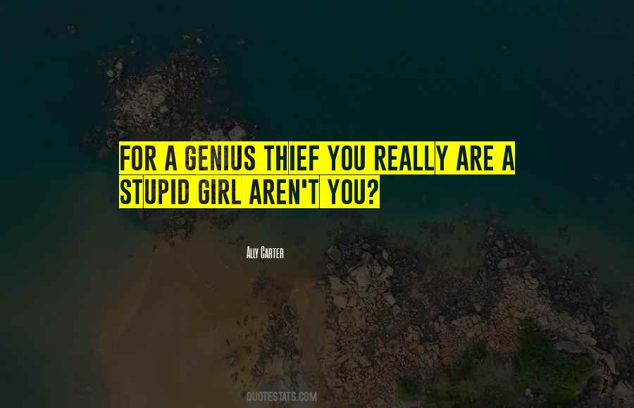 Quotes About Stupid Thief #604693