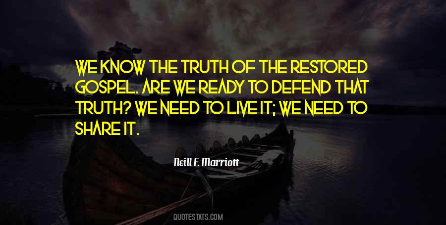 Gospel Truth Quotes #973980