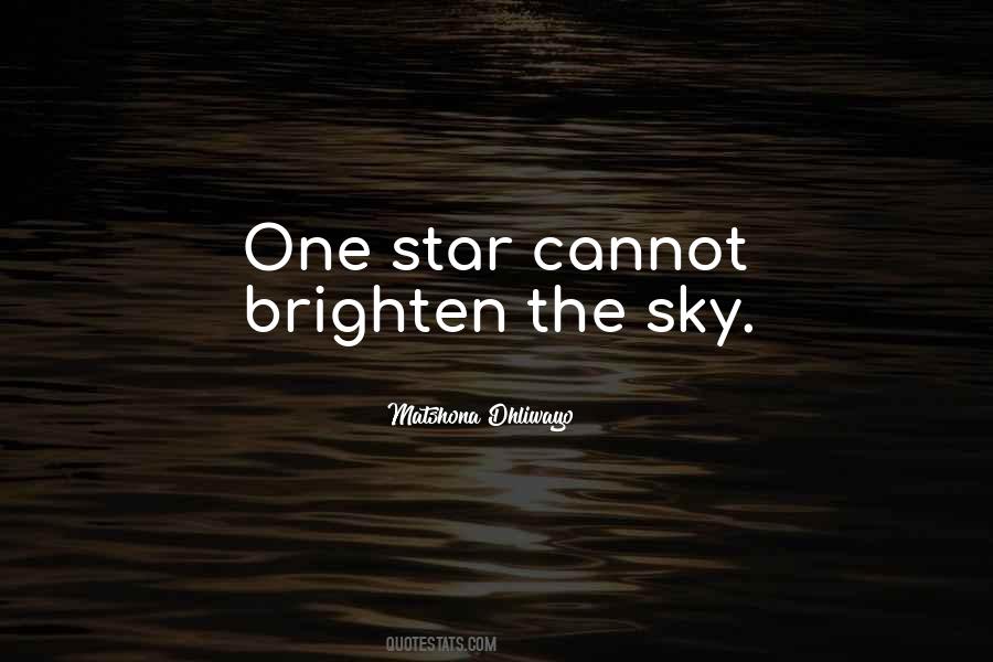 Quotes About One Star #892551