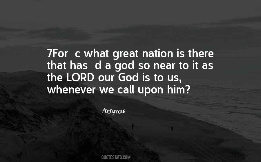 Lord Our God Quotes #92844