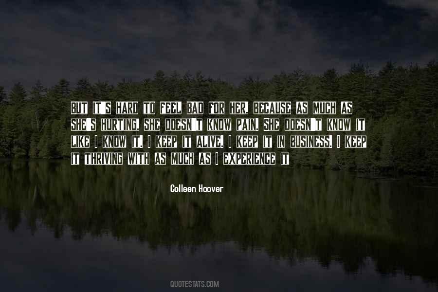 Quotes About Hurting #1287351