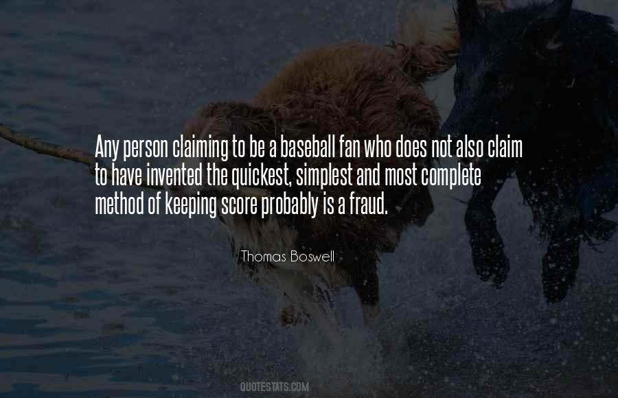 Quotes About Baseball Fans #741596