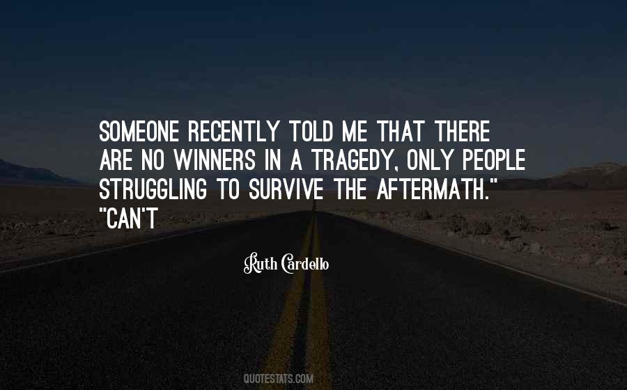 Quotes About Aftermath #82676