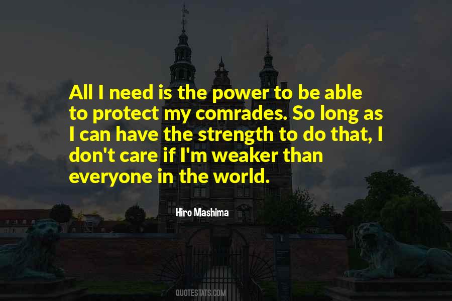 Strength World Quotes #258321