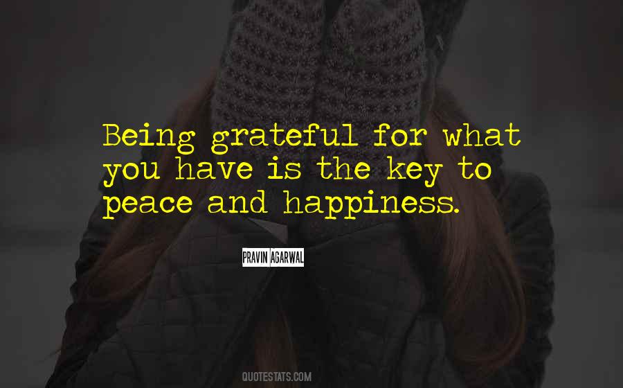 Quotes About Being Grateful And Happy #1701397