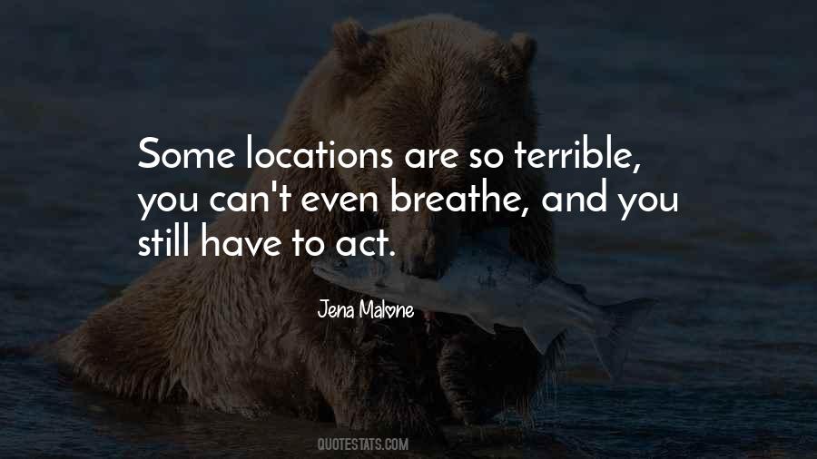 Quotes About Locations #533637