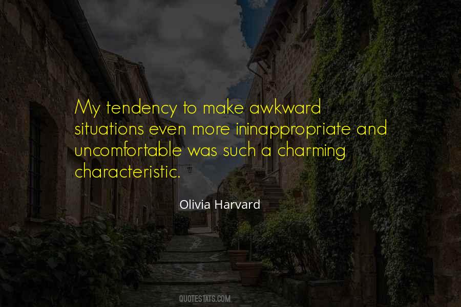 Quotes About Uncomfortable Situations #634700