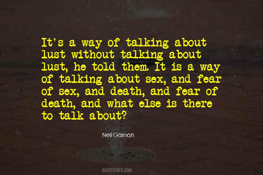 Quotes About Sex Talk #602528