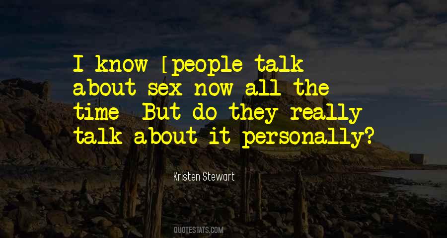 Quotes About Sex Talk #900522