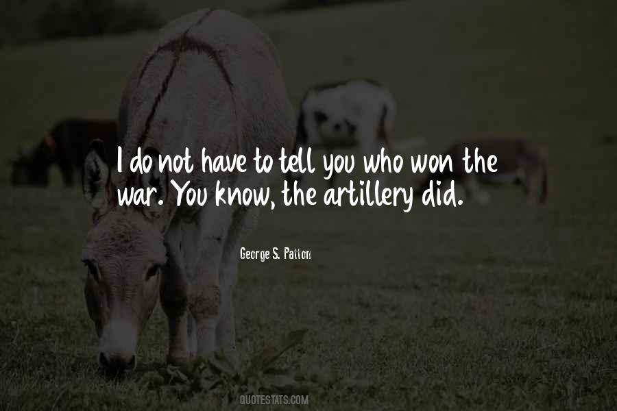 Quotes About Artillery #1774358