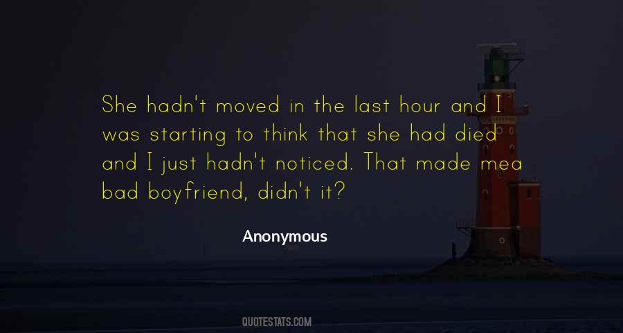 Quotes About A Bad Boyfriend #1165124
