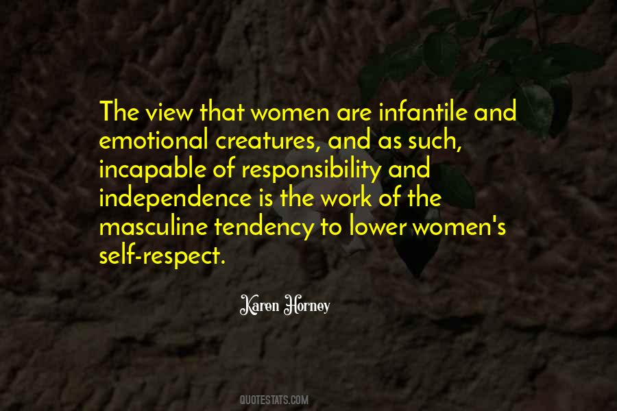 Women Self Respect Quotes #1272329